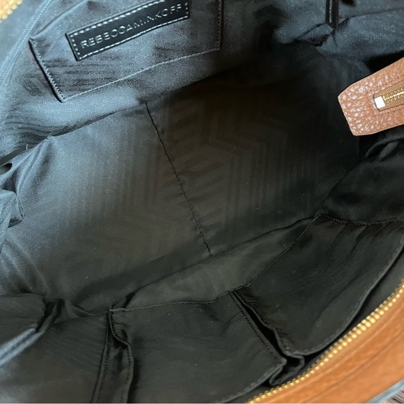 *FINAL SALE* Rebecca Minkoff Regan Leather Satchel Bag - Picture 6 of 11